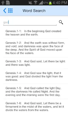 Holy Bible Offline android App screenshot 1