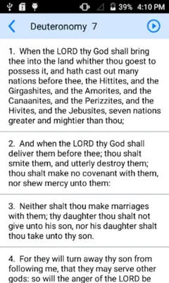 Holy Bible Offline android App screenshot 20