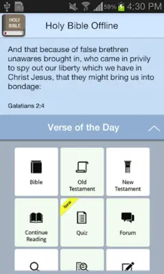 Holy Bible Offline android App screenshot 5